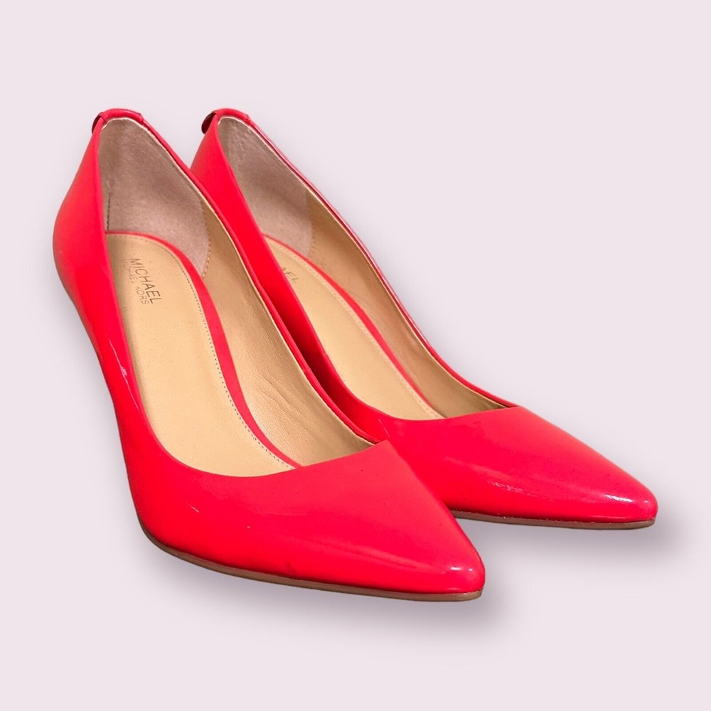 MICHAEL Michael Kors Coral Reef MK-Flex Mid Pointed-Toe Pumps Size 8